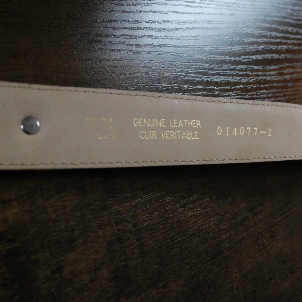 Canterbury Genuine Leather Brown Belt with Silver Buckle